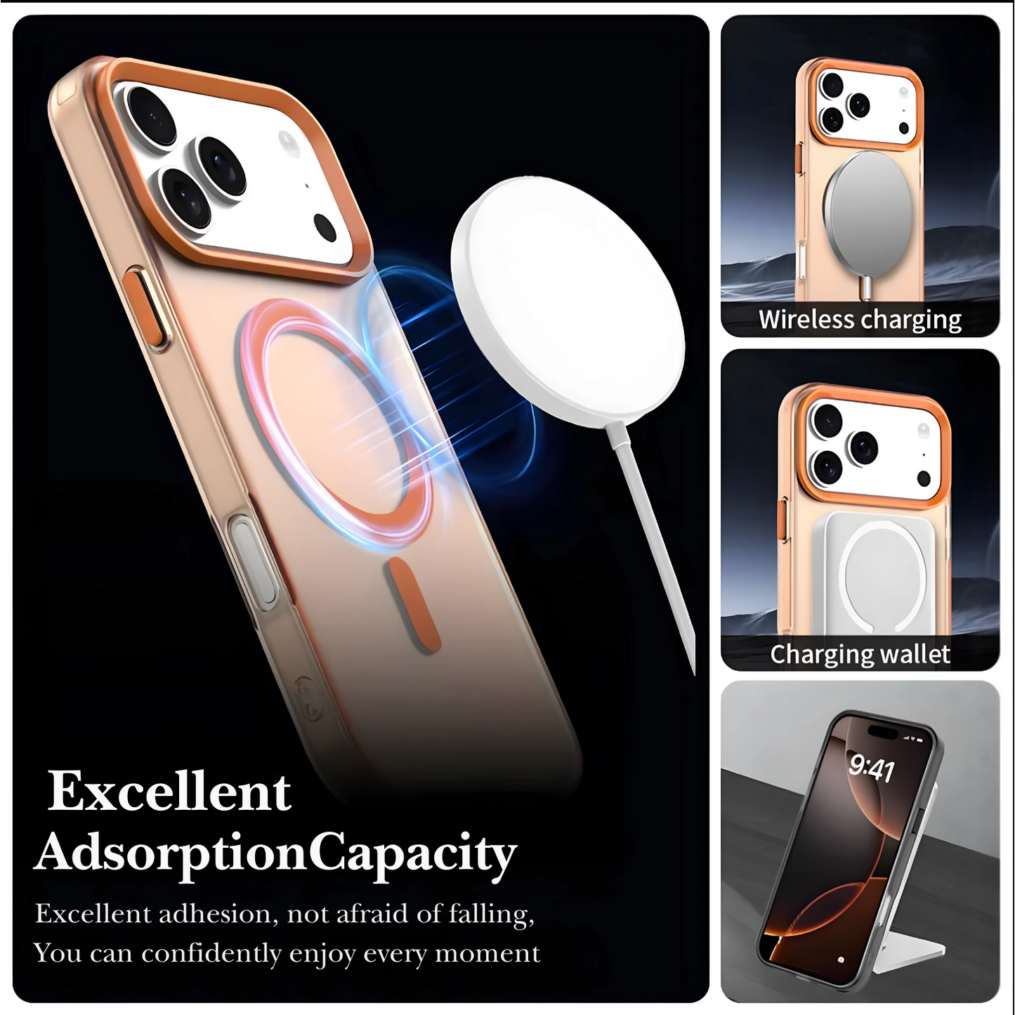 Color Clear Case MagSafe for Iphone 17