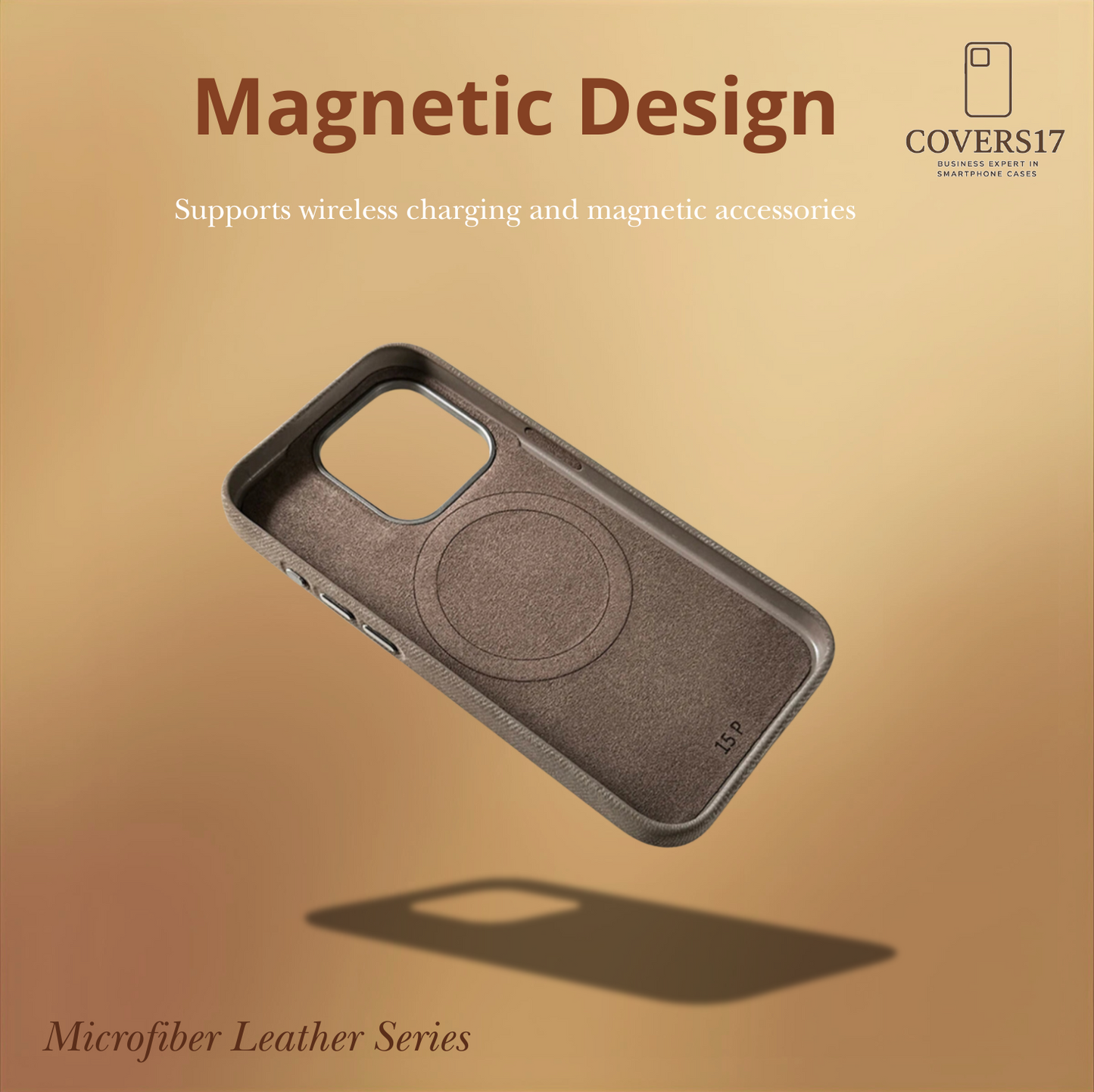 Microfiber Leather Case for Iphone 17, Iphone 16