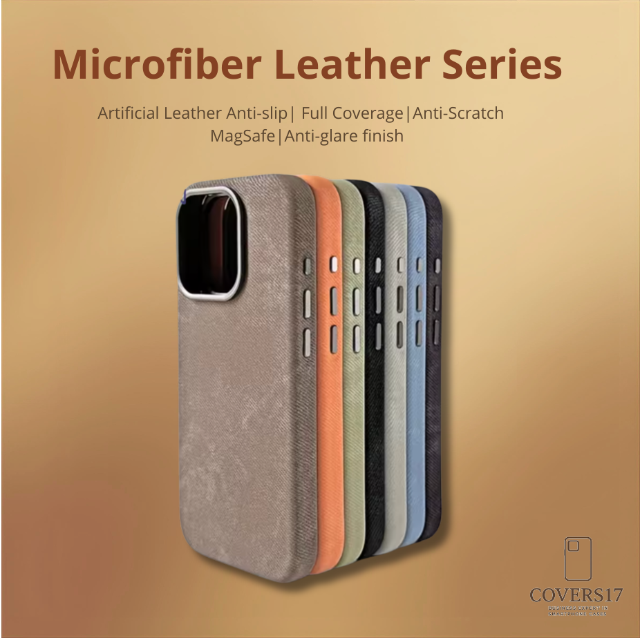 Microfiber Leather Case for Iphone 17, Iphone 16