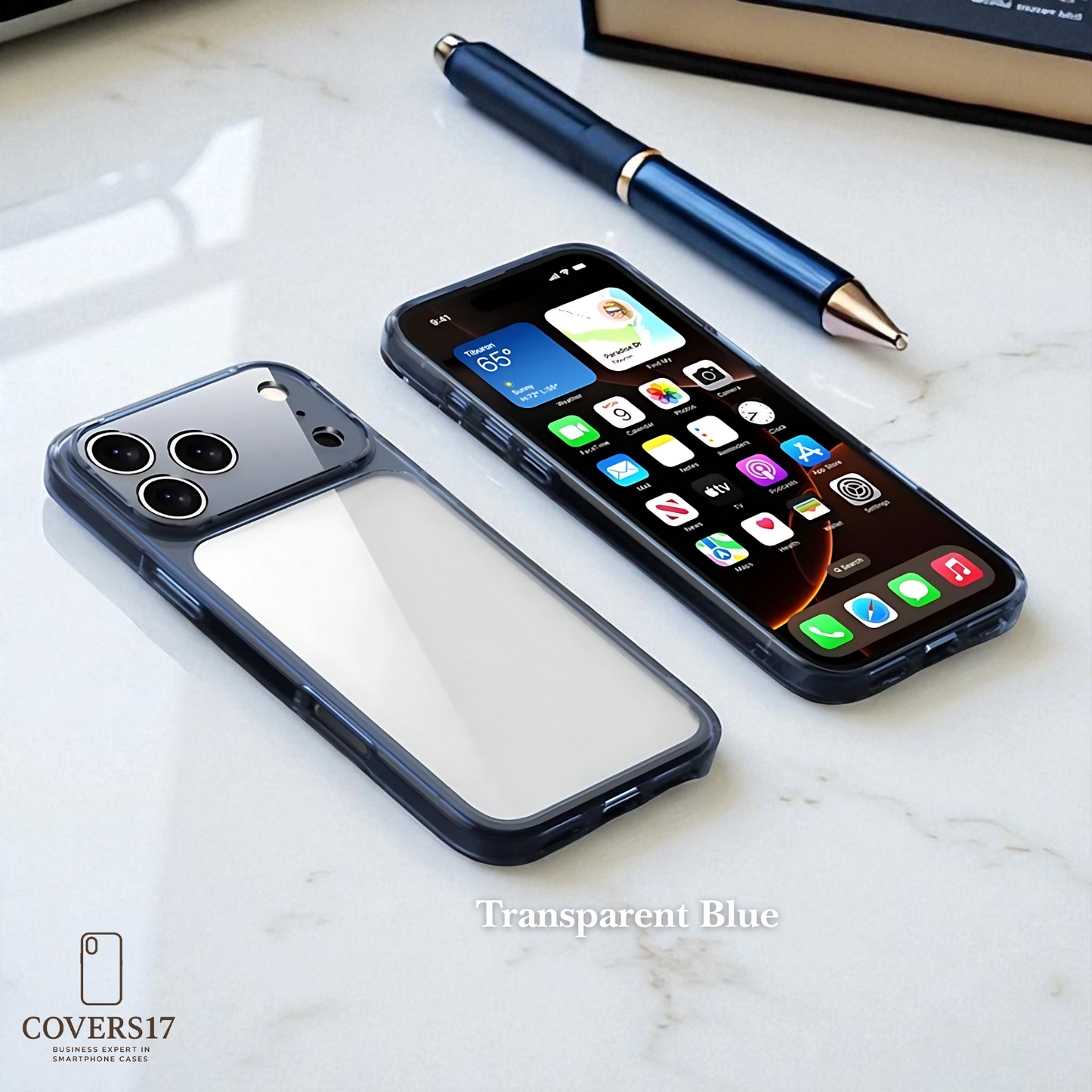 Clear Shockproof TPU Case for Iphone 17