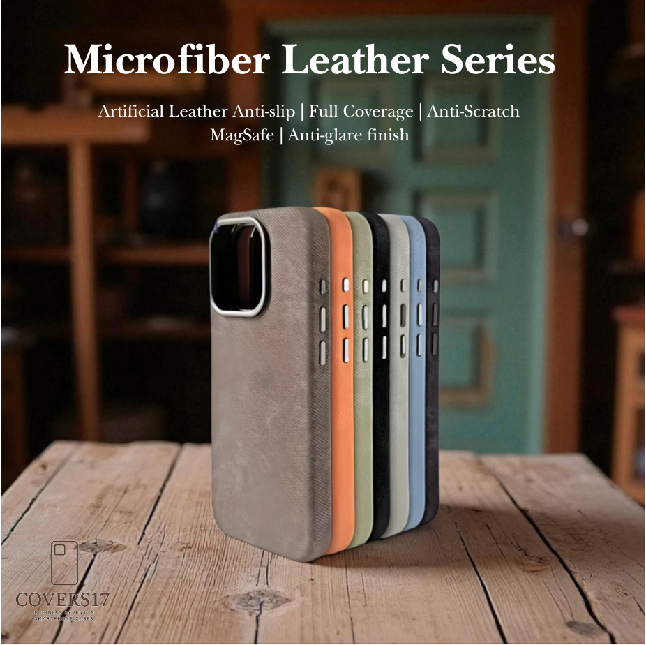 Premium Microfiber Leather MagSafe for Iphone 17, Iphone 16