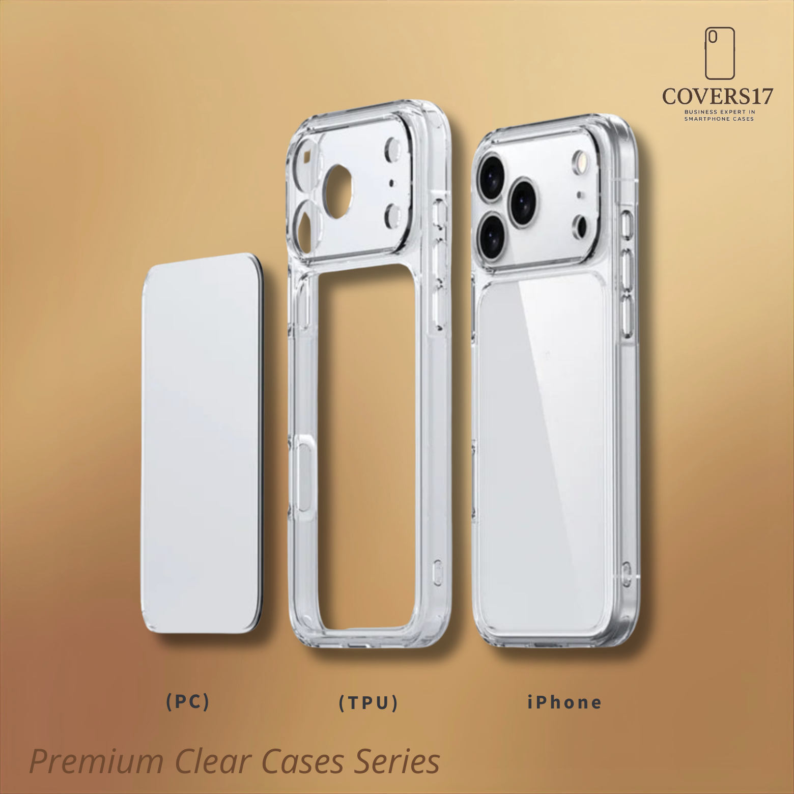 Premium Clear Case for Iphone 17