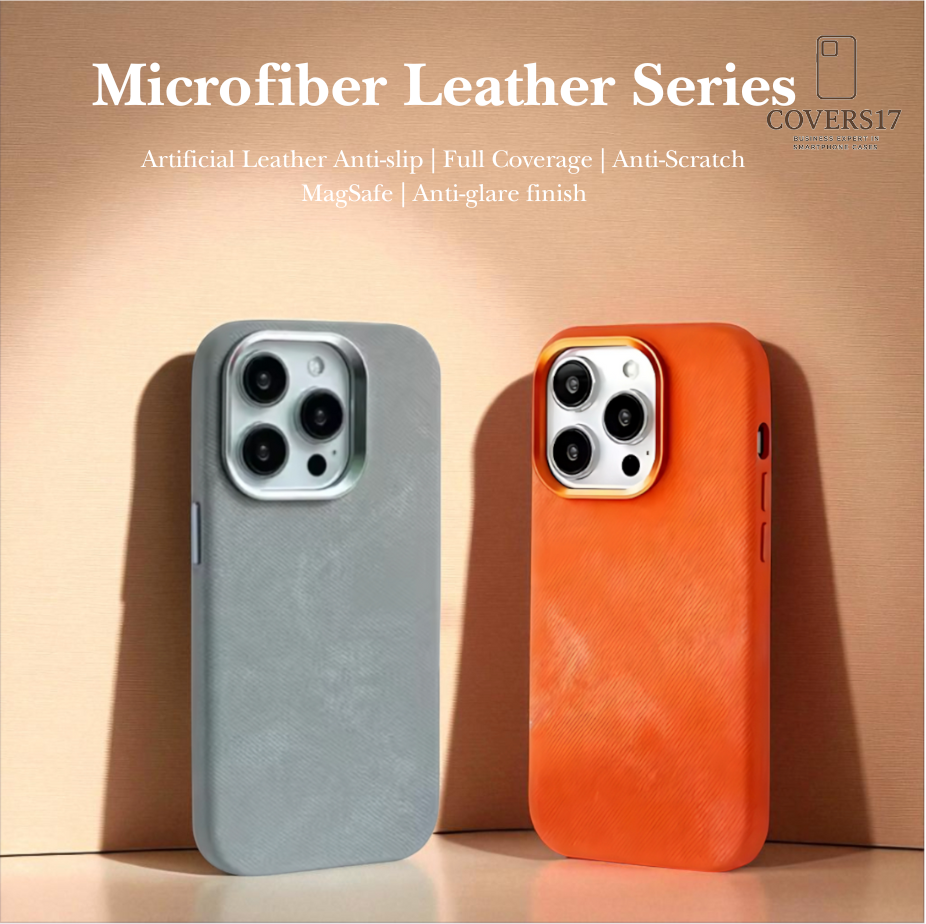 Premium Microfiber Leather MagSafe for Iphone 17, Iphone 16