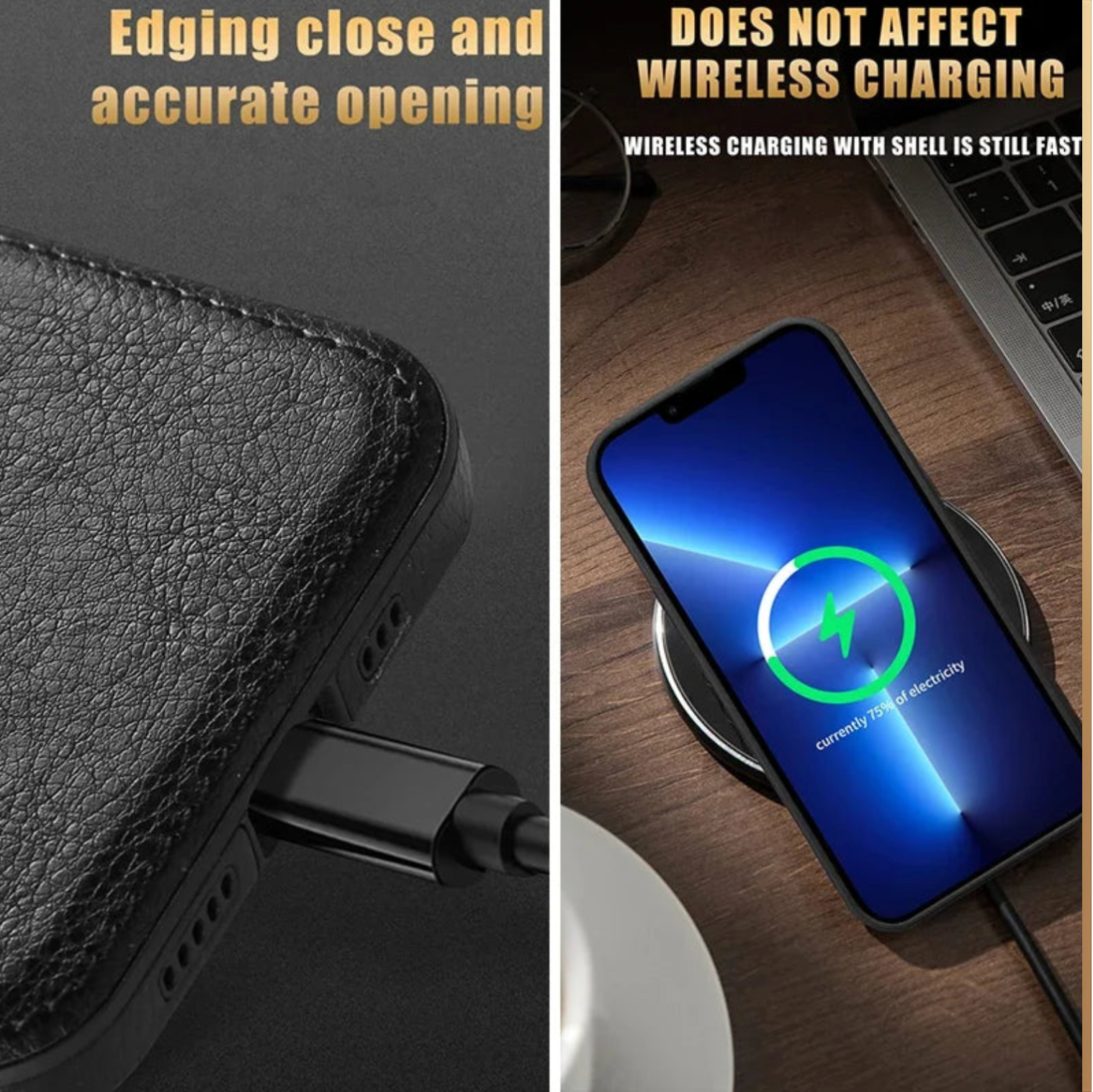 Premium Leather Case for Iphone 17, Iphone 16
