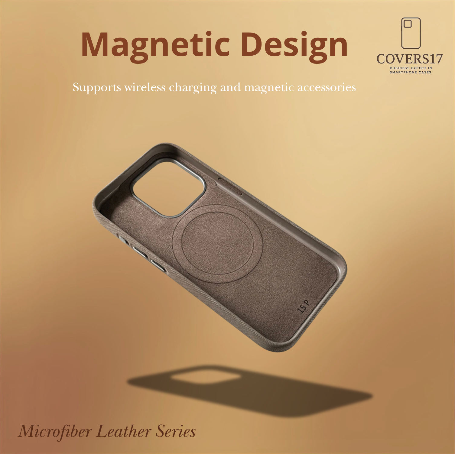 Microfiber Leather Case for Iphone 17, Iphone 16