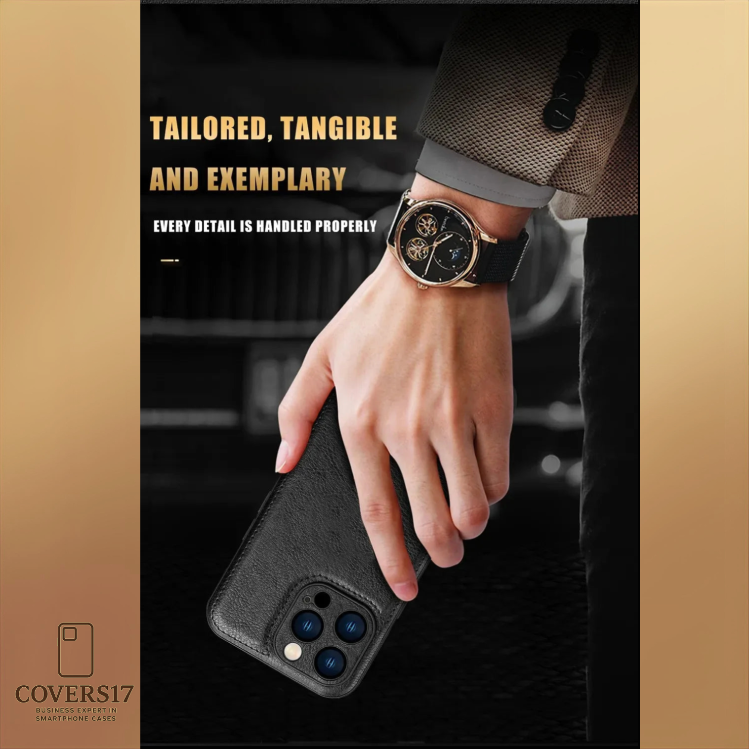 Premium Leather Case for Iphone 17, Iphone 16