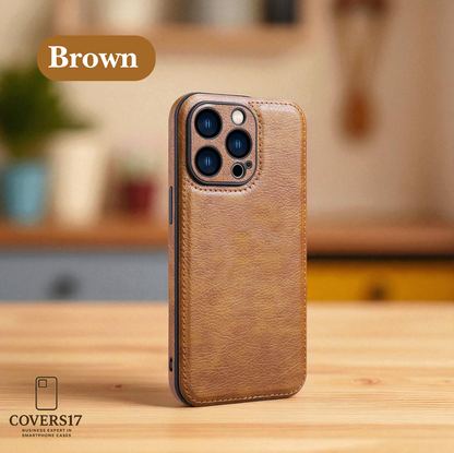 Premium Soft Leather Case for iPhone 17, Iphone 16
