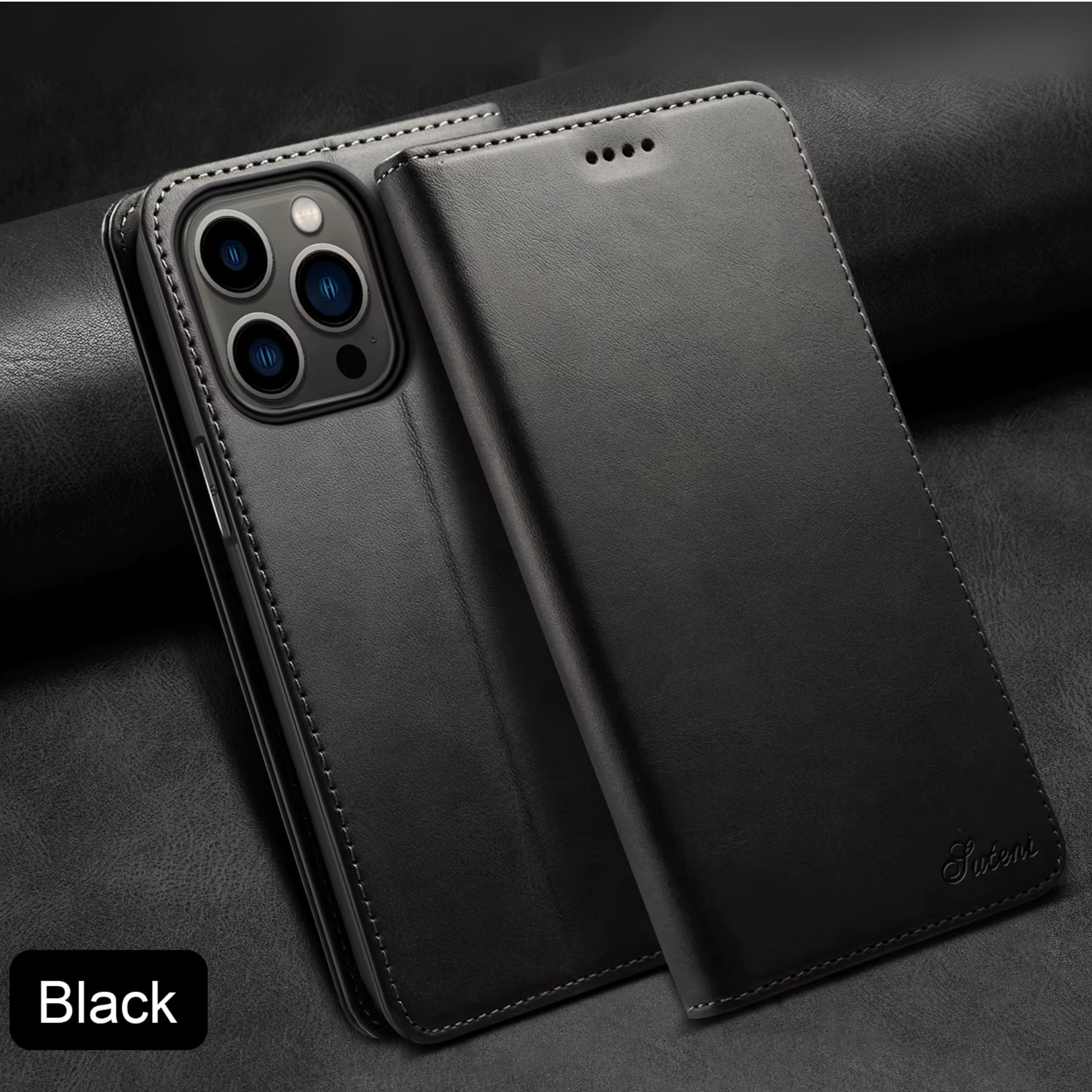 Luxury Leather Wallet Case for Iphone 17, Iphone 16