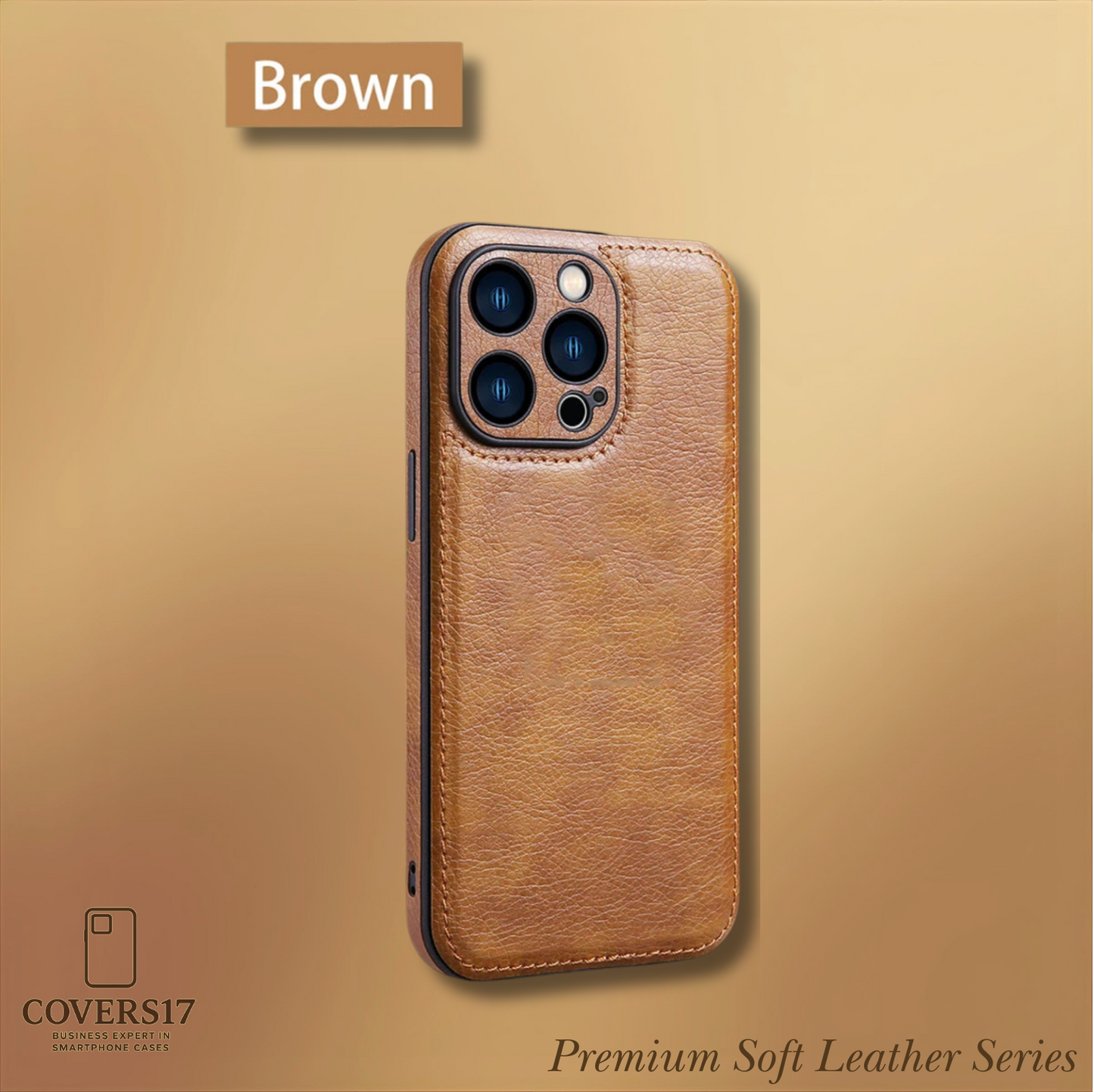 Premium Leather Case for Iphone 17, Iphone 16