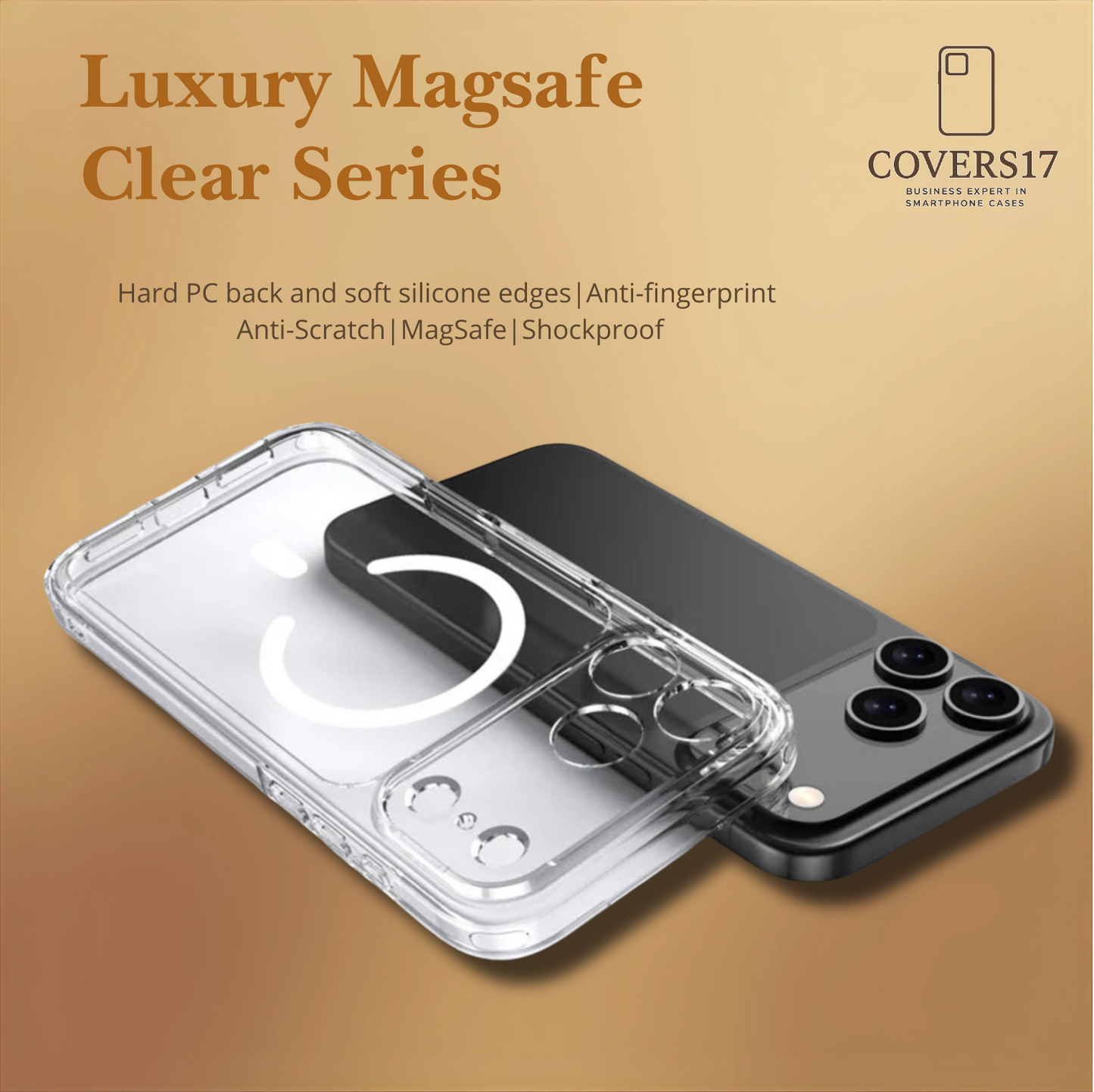 Clear MagSafe Case for Iphone 17