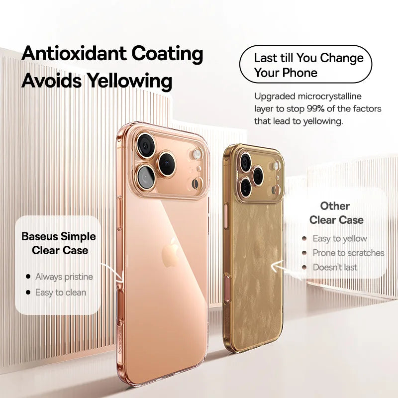 Ultra Thin Clear Case for Iphone 17